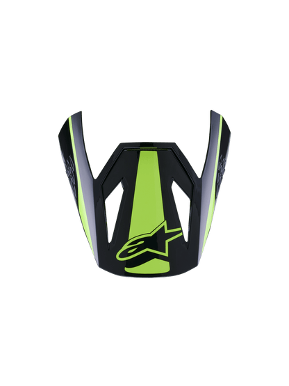 Alpinestars S-M3 Heat Vizier – Geel fluo zwart glans - MxProStoreParts
