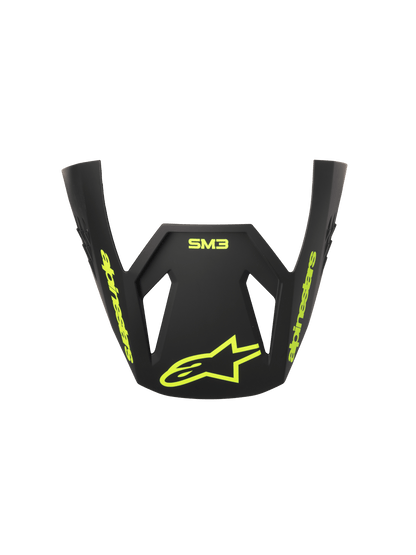 Alpinestars S-M3 Radium Vizier – Grijs zwart geel fluo mat - MxProStoreParts