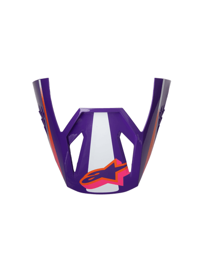 Alpinestars S-M3 Heat Vizier – Blanco, púrpura, rosa brillante - MxProStoreParts