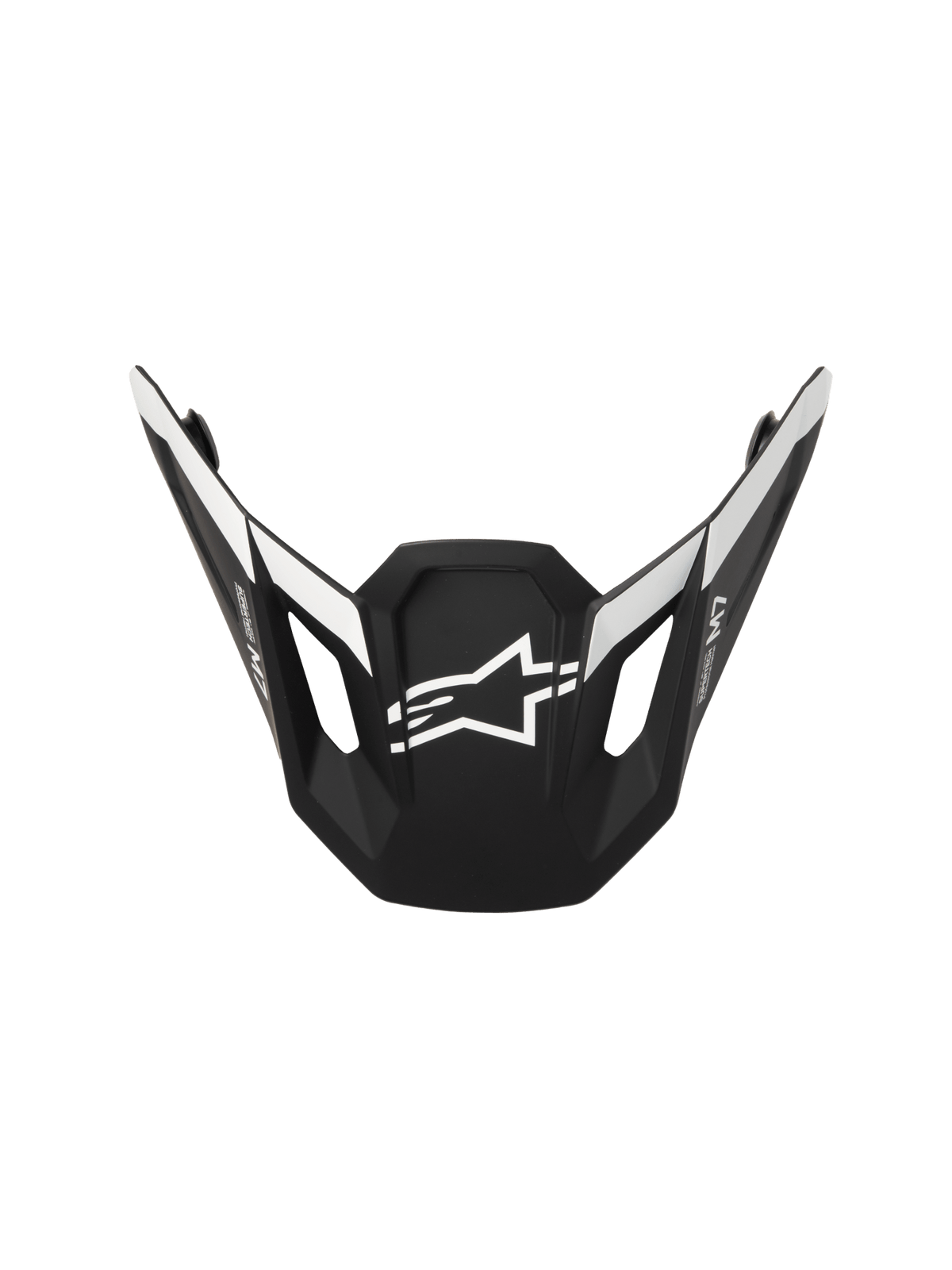 Alpinestars S-M7 Dasher ECE06 Vizier – Zwart wit mat - MxProStoreParts