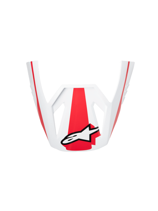 Alpinestars S-M3 Heat Vizier – rojo blanco negro brillante