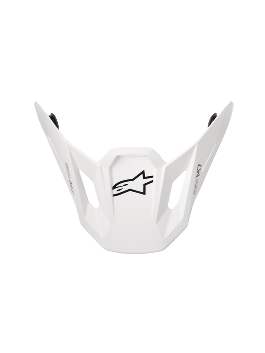 Alpinestars S-M7 Solid Vizier – Blanco brillante