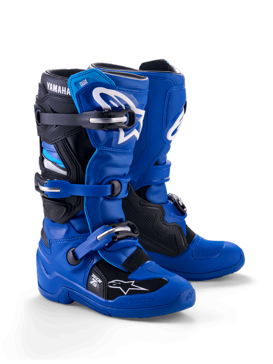 Alpinestars Yamaha Tech 7S bottes – Bleu noir blanc