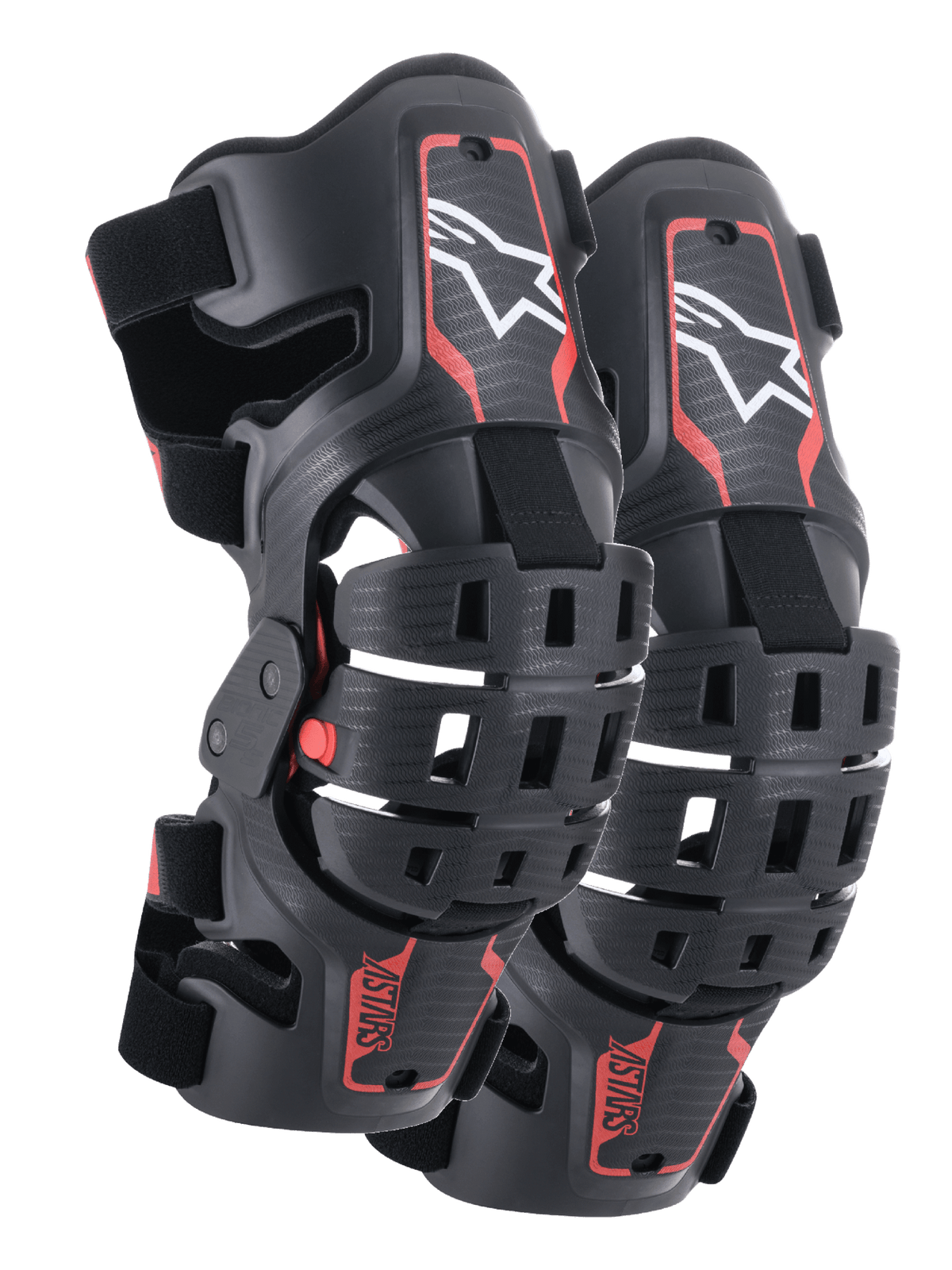 Alpinestars Enfants Bionic 5S Protège-genoux – Noir rouge - MxProStoreParts