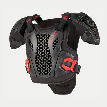 Alpinestars Jeugd Bionic Action Borstbeschermer – Zwart rood - MxProStoreParts