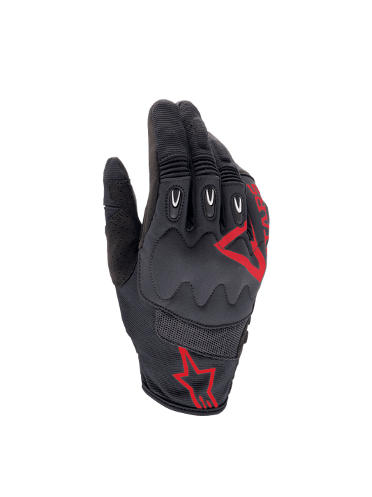 Gants Alpinestars Techdura – Rouge feu noir
