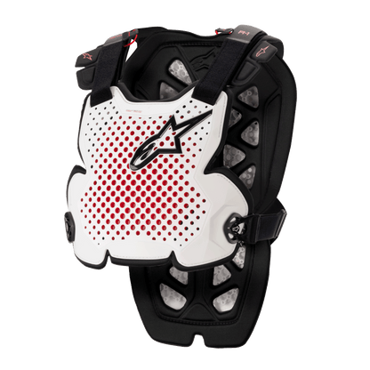 Alpinestars A-1 Pro Protector de pecho – Blanco negro rojo - MxProStoreParts