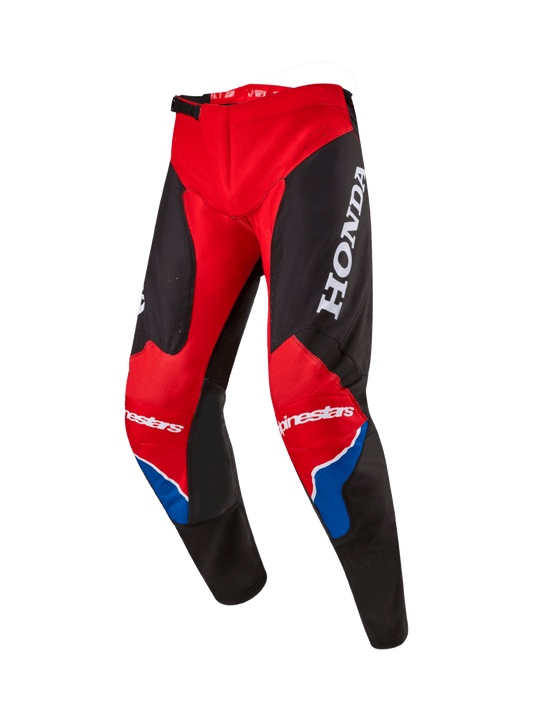 Alpinestars Honda Racer Iconic Pantalon – Rouge vif noir et blanc