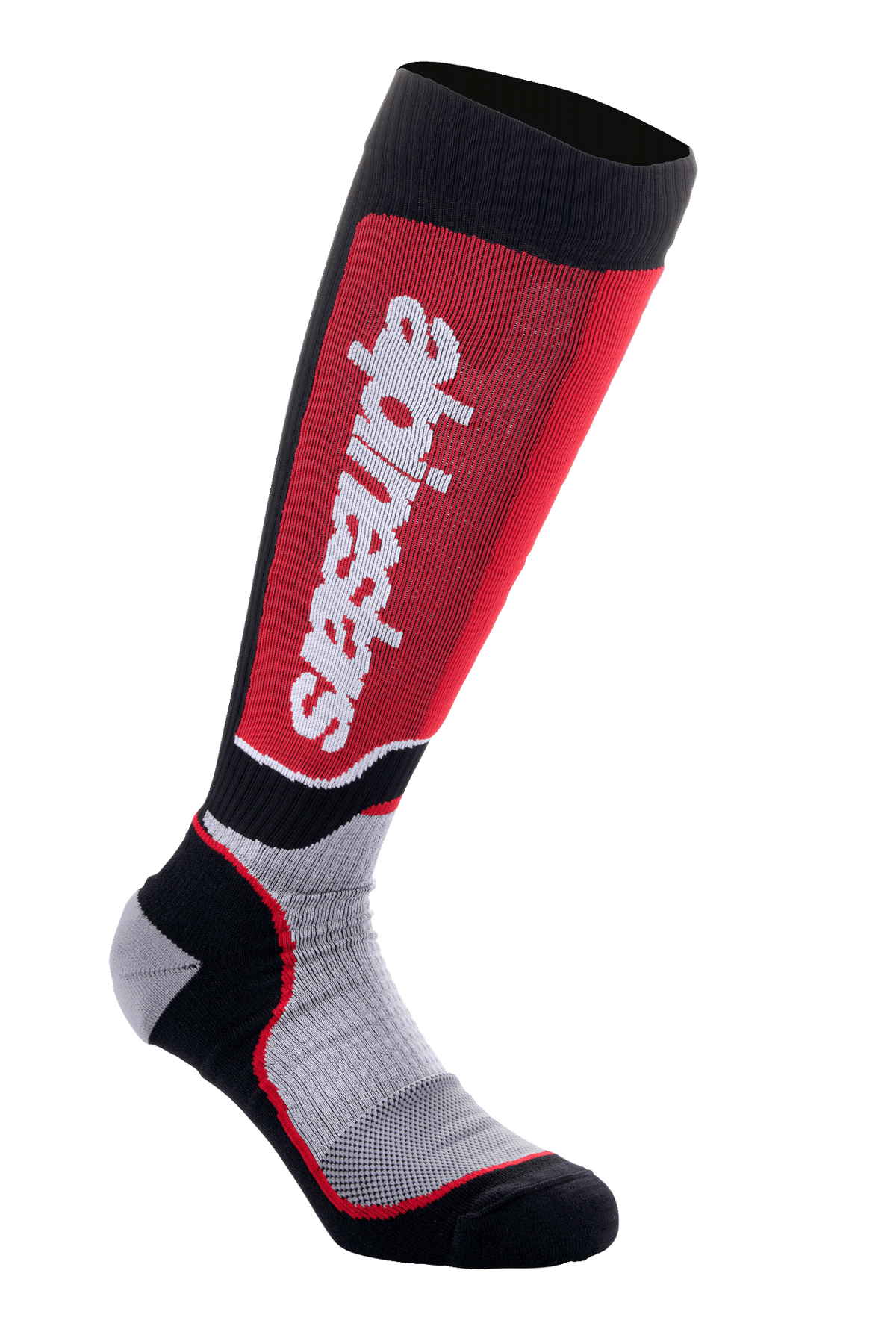Chaussettes Alpinestars MX Plus – Noir gris rouge - MxProStoreParts