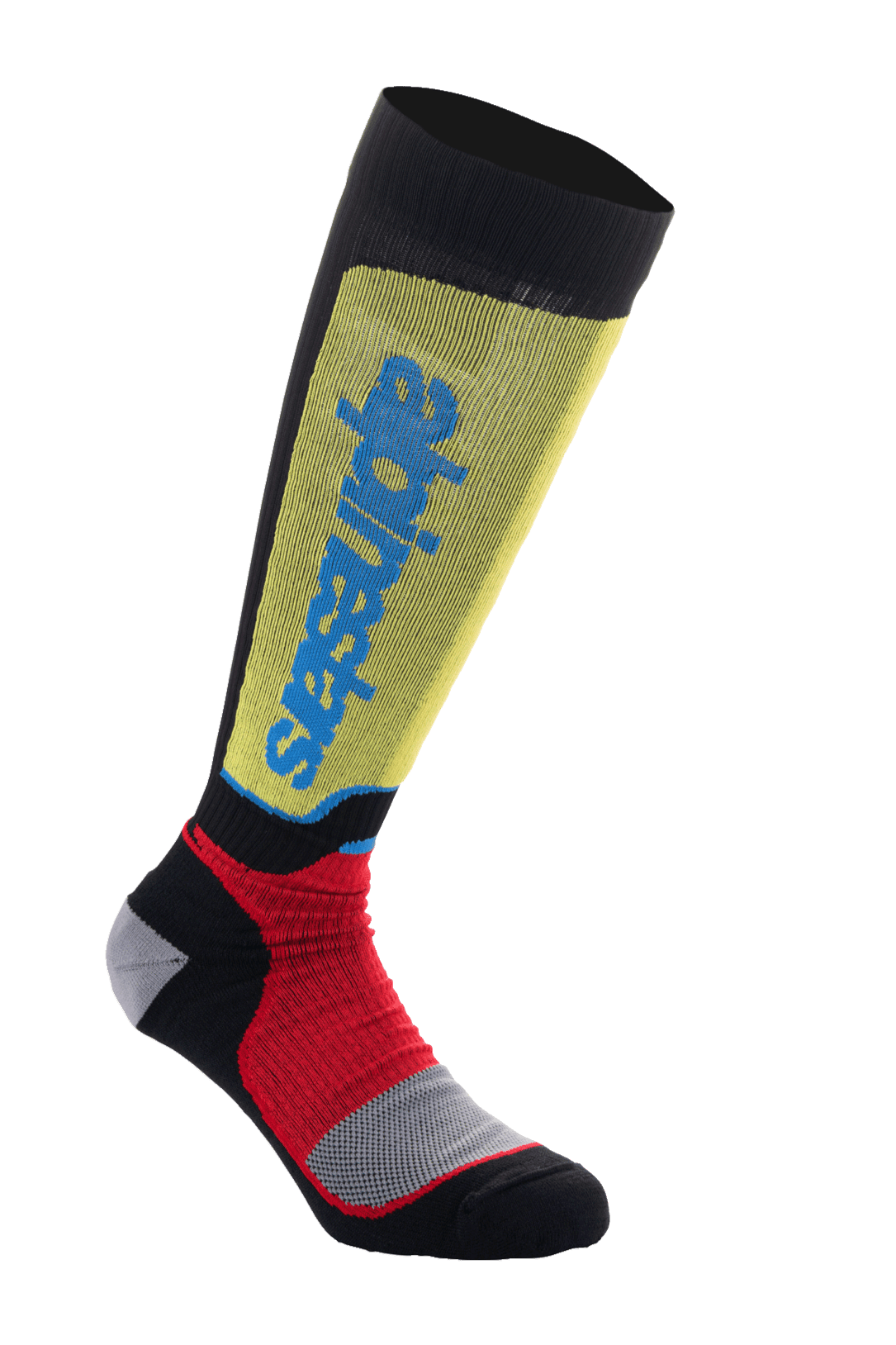 Alpinestars MX Plus Calcetines – Negro rojo azul claro - MxProStoreParts