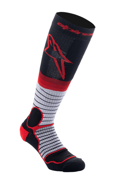 Alpinestars MX Pro Chaussettes V2 – Noir gris rouge - MxProStoreParts