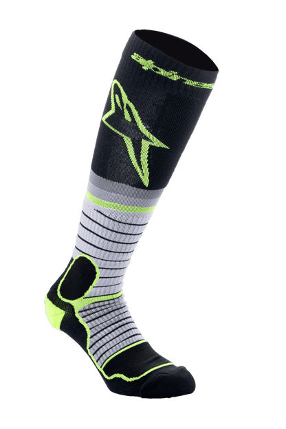 Alpinestars MX Pro Sokken V2 – Zwart grijs geel fluo - MxProStoreParts