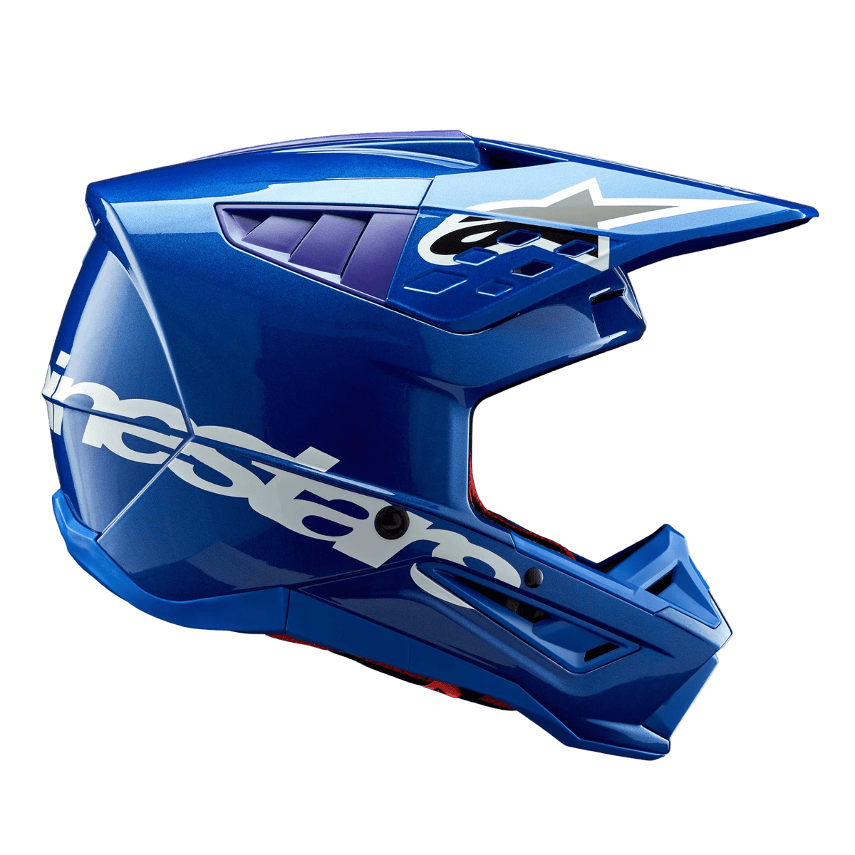 Alpinestars S-M5 Corp ECE 22.06 Helm – Blauw glanzend - MxProStoreParts
