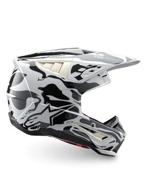 Alpinestars S-M5 Mineral ECE 22.06 Helm – Koel grijs donkergrijs glanzend
