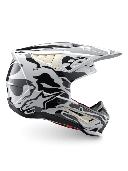 Alpinestars S-M5 Mineral ECE 22.06 Casco – Gris frío gris oscuro brillante - MxProStoreParts