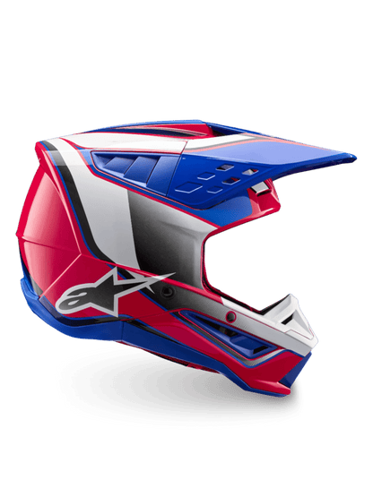 Alpinestars S-M5 Sail ECE 22.06 Casque – Diva Rose, Bleu Ciel, Blanche gl - MxProStoreParts