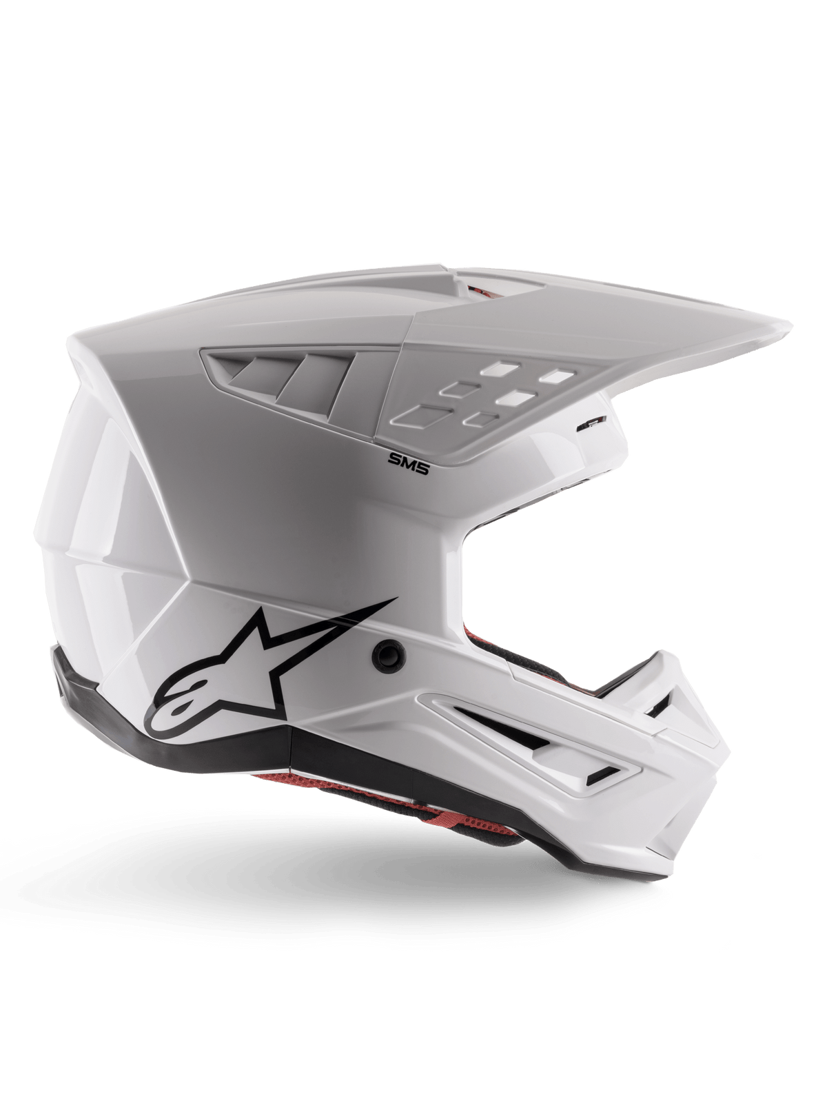 Alpinestars S-M5 Solid Casco ECE 22.06 – Blanco brillante - MxProStoreParts