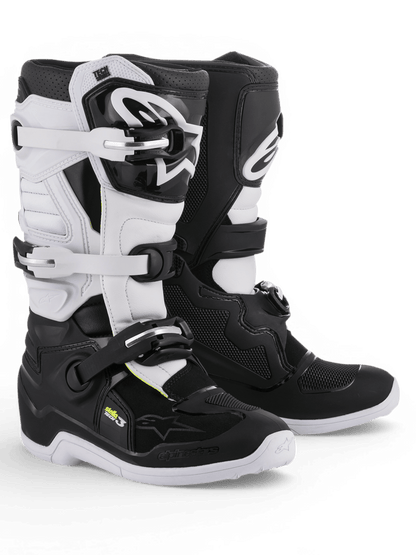 Alpinestars Stella Tech 3 Bottes – noir et blanc - MxProStoreParts