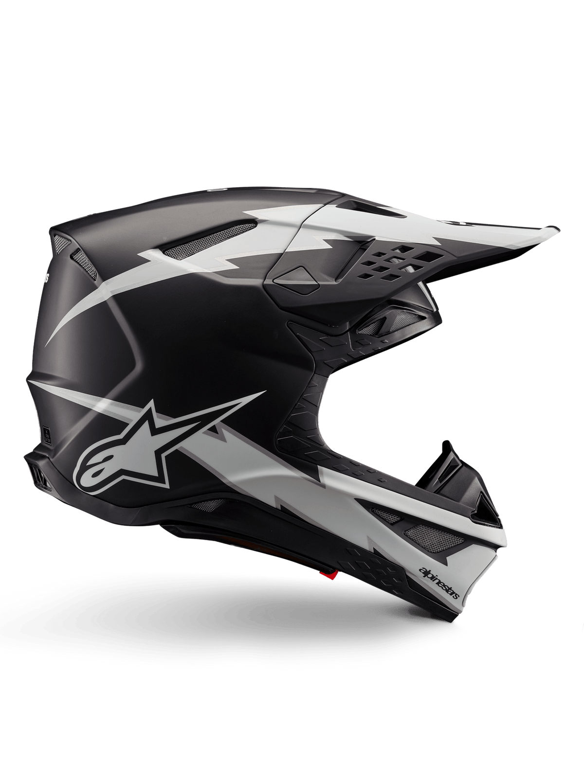 Alpinestars Supertech M10 Ampress Casco ECE 22.06 – negro y blanco mate - MxProStoreParts
