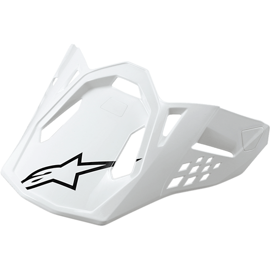 Alpinestars Supertech M10/M8 Vizier – Blanco brillante