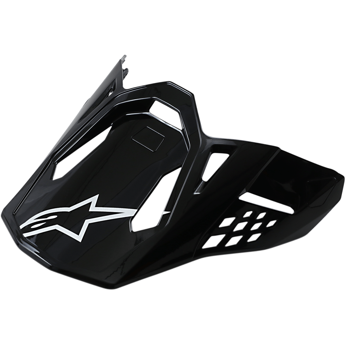 Alpinestars Supertech M10/M8 Vizier – Negro brillante - MxProStoreParts