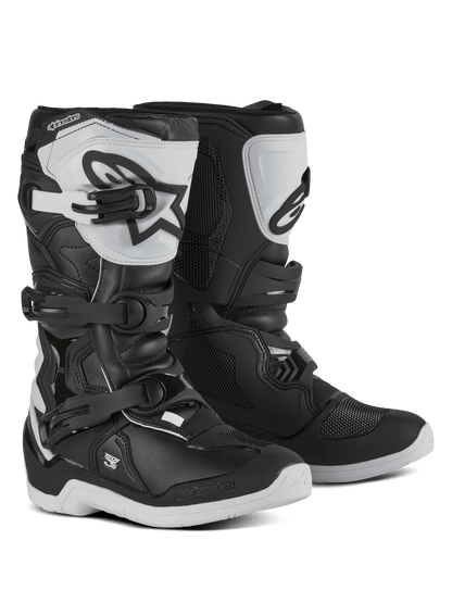 Alpinestars Bottes Tech 3S pour jeunes – Blanc noir - MxProStoreParts