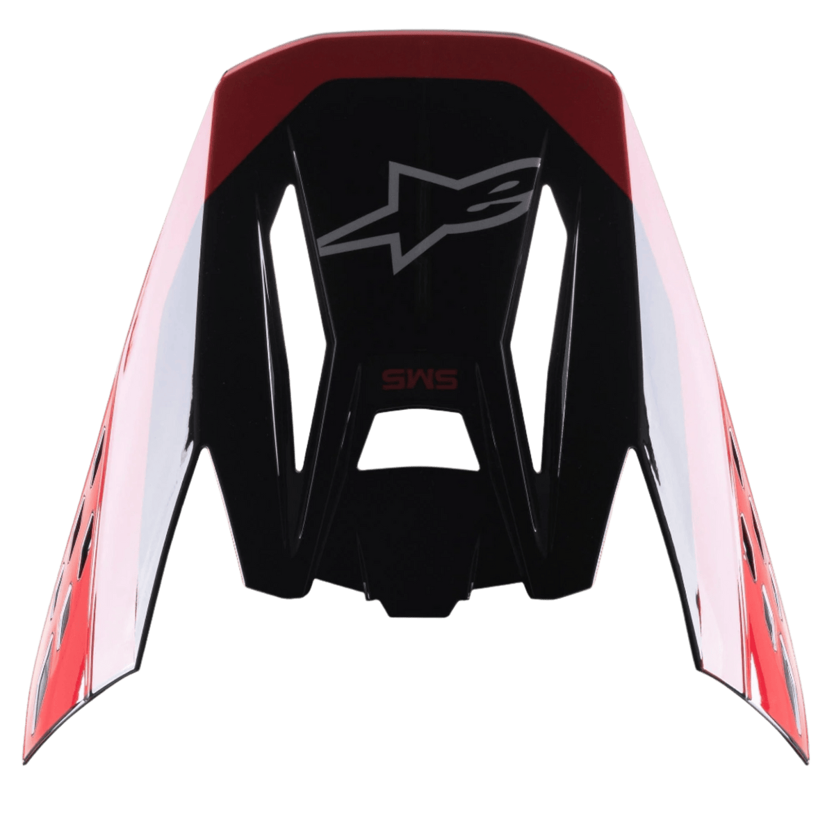 Alpinestars S-M5 Beam Vizier – Noir rouge brillant - MxProStoreParts