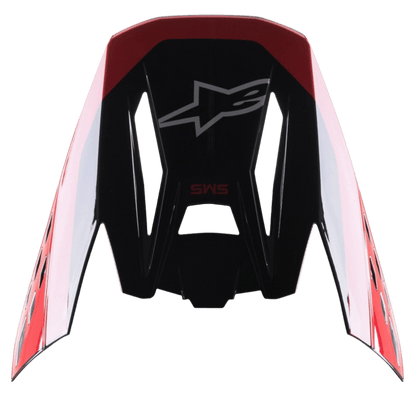 Alpinestars S-M5 Beam Vizier – Noir rouge brillant - MxProStoreParts