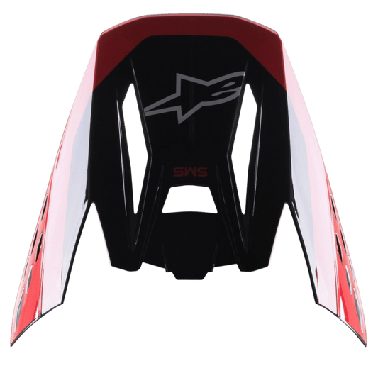 Alpinestars S-M5 Beam Vizier – negro rojo brillante