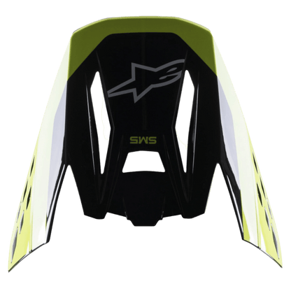 Alpinestars S-M5 Beam Vizier – Negro amarillo flúor brillo - MxProStoreParts