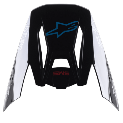 Alpinestars S-M5 Bond Vizier – negro cian brillante - MxProStoreParts