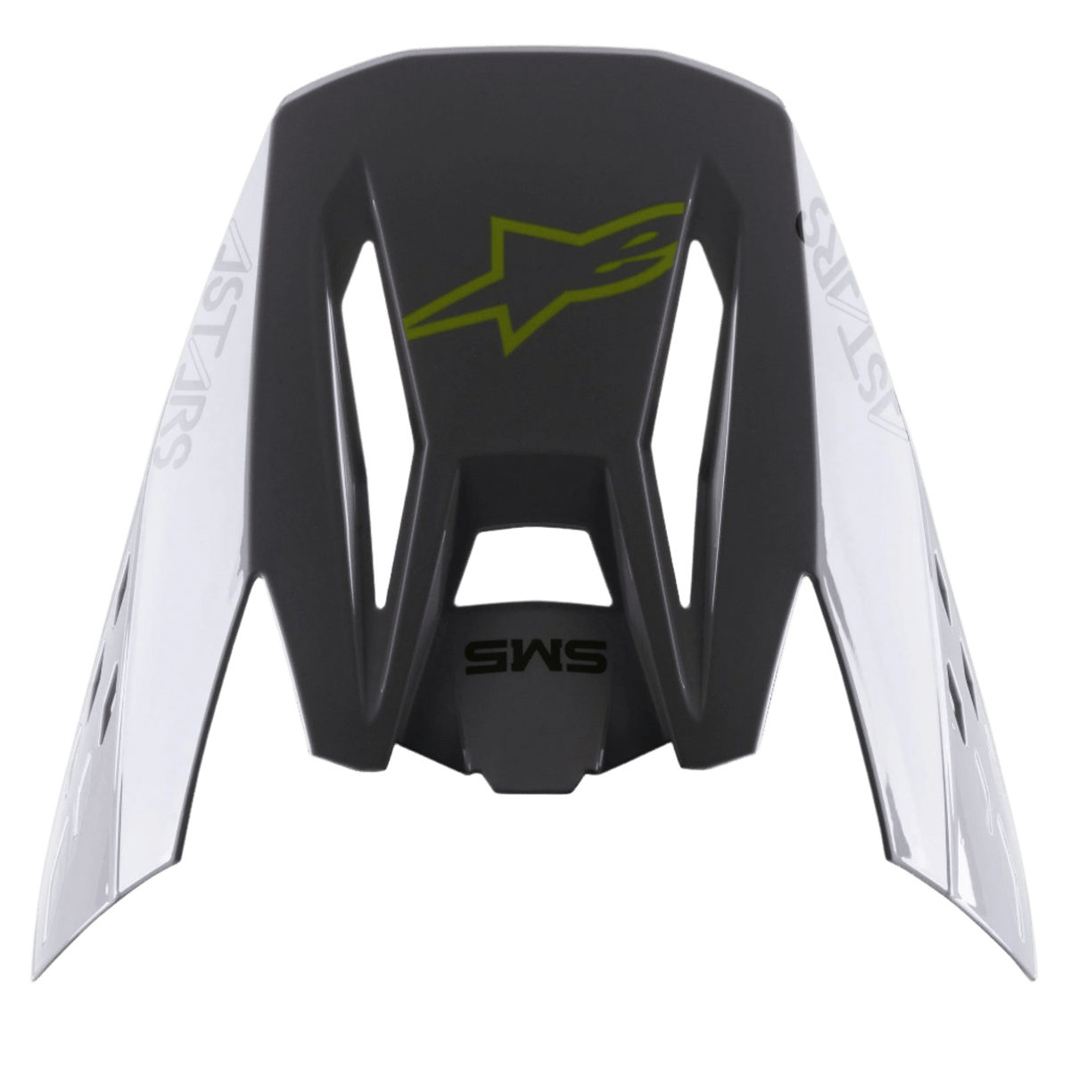 Alpinestars S-M5 Bond Vizier – Plata amarillo flúor brillo - MxProStoreParts