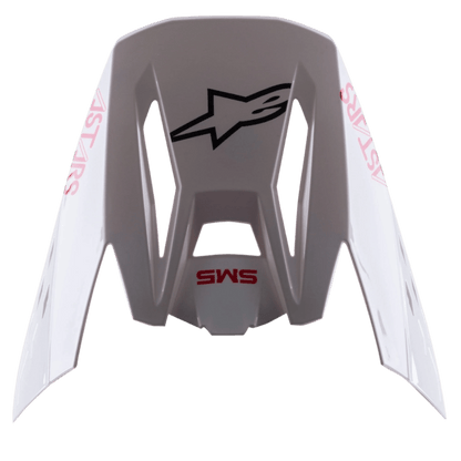 Alpinestars S-M5 Bond Vizier – Wit rood glanzend - MxProStoreParts