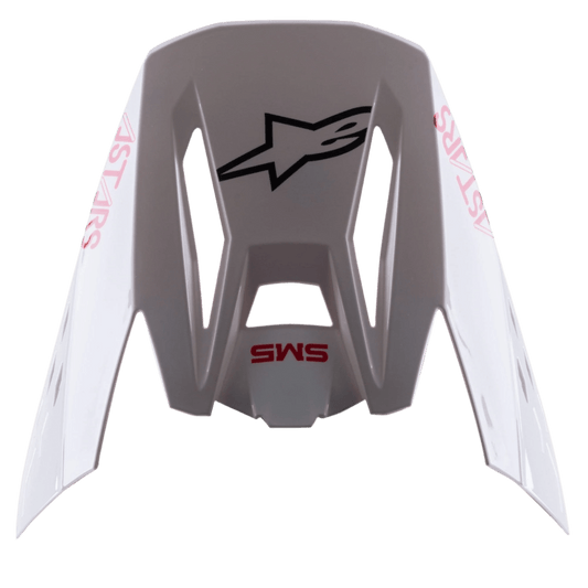 Alpinestars S-M5 Bond Vizier – Blanco rojo brillante