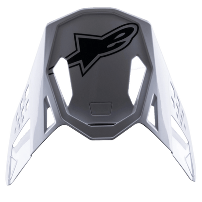 Alpinestars S-M8 Factory Vizier – Zwart wit rood fluo glans - MxProStoreParts