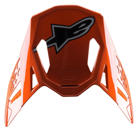 Alpinestars S-M8 Factory Vizier – Azul oscuro naranja amarillo fluorescente g