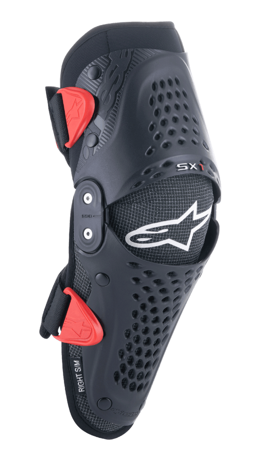 Alpinestars Jeunes SX-1 Protections de genoux – Noir et rouge