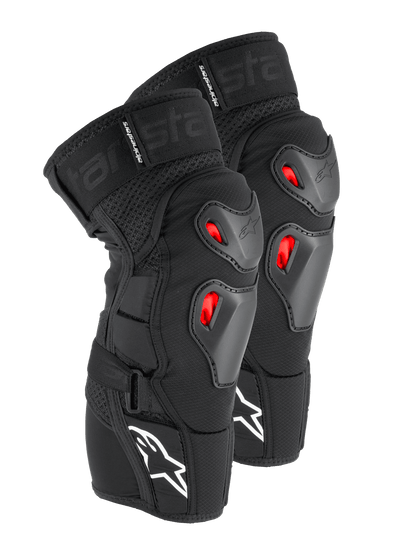 Alpinestars Bionic Pro Plasma Kniebeschermers – Zwart rood wit - MxProStoreParts