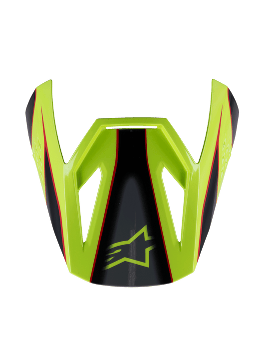 Alpinestars S-M3 Juvenil Fray Vizier – Rojo, amarillo flúor, negro brillante