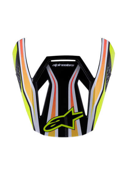 Alpinestars Jeunes S-M3 Wurx Vizier – Noir jaune fluo bleu rouge gl - MxProStoreParts