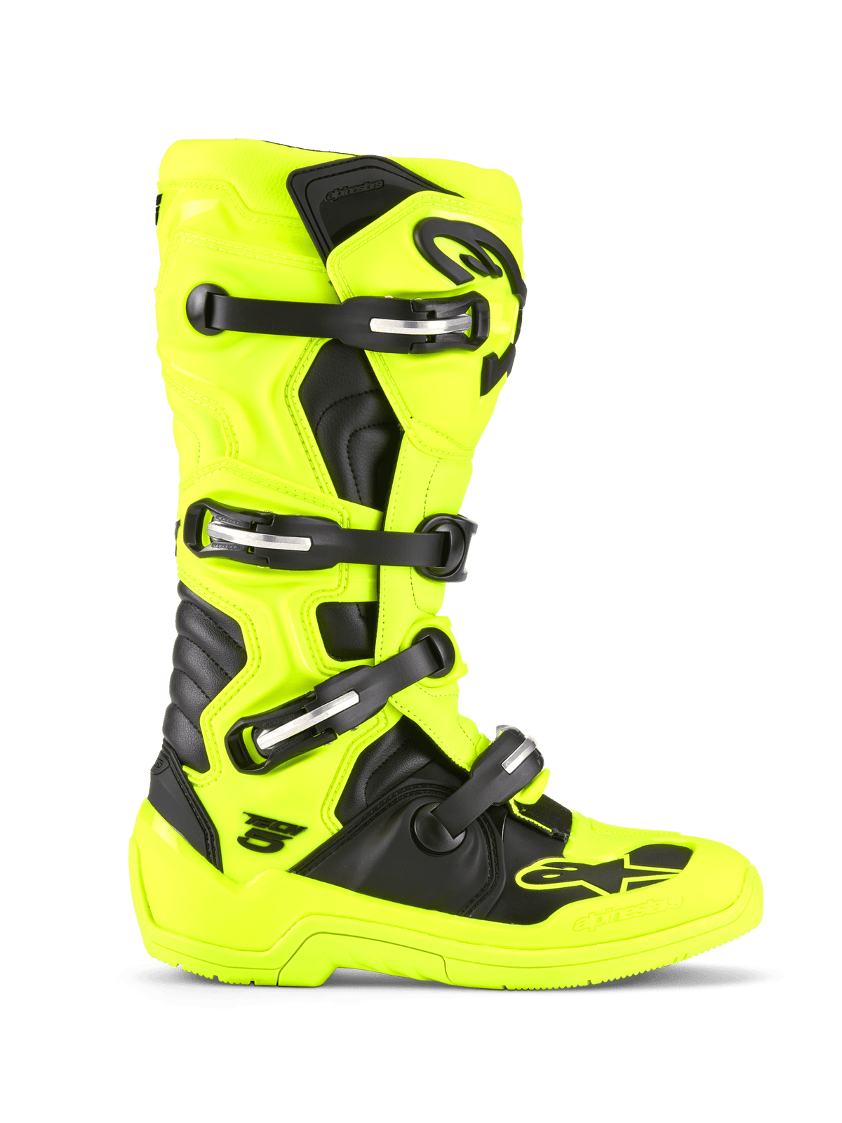 Alpinestars Tech 5 Bottes – Jaune fluo noir - MxProStoreParts