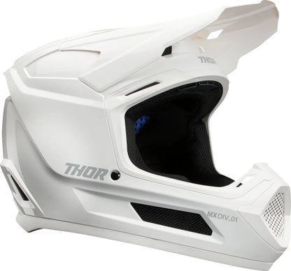 Casco de cross juvenil THOR Fleet Whiteout – Blanco brillante - MxProStoreParts