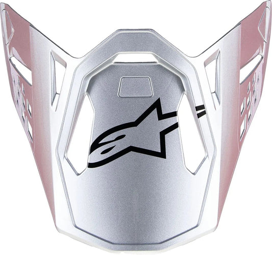 Alpinestars S-M10 visor Flood – Plata, Negro, Naranja fluorescente