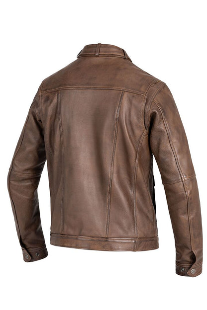 JOHN DOE Drifter leren herenjas bruin, maat L - MxProStoreParts