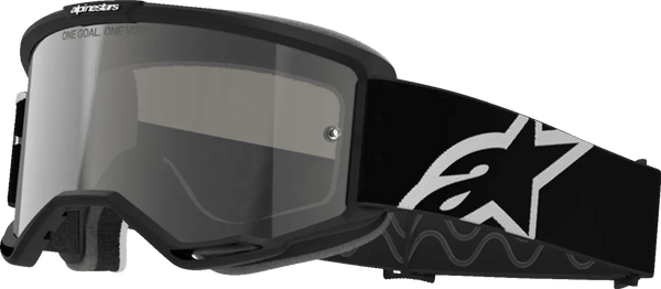 Alpinestars Vision 5 Corp 2 crossbril – zwart/wit, zilveren spiegellens - MxProStoreParts