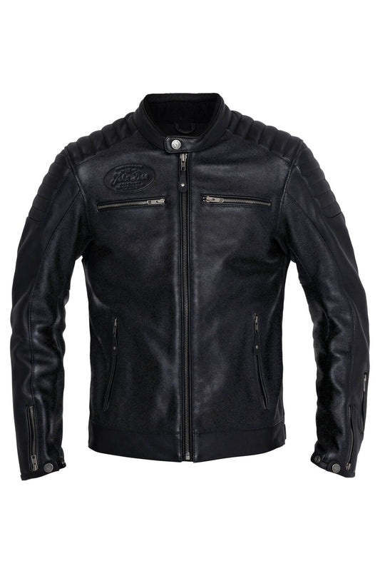 JOHN DOE Dexter leren herenjas zwart maat L
