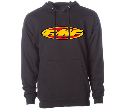FMF Don 2 capuchontrui voor heren, zwart/geel, maat L