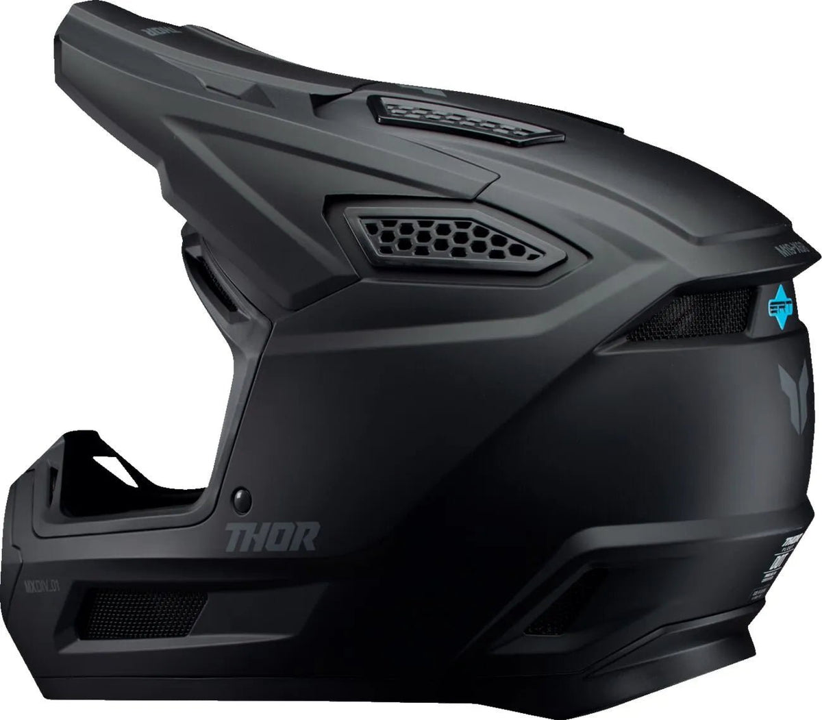 THOR Fleet Blackout casque cross – Noir mat - MxProStoreParts