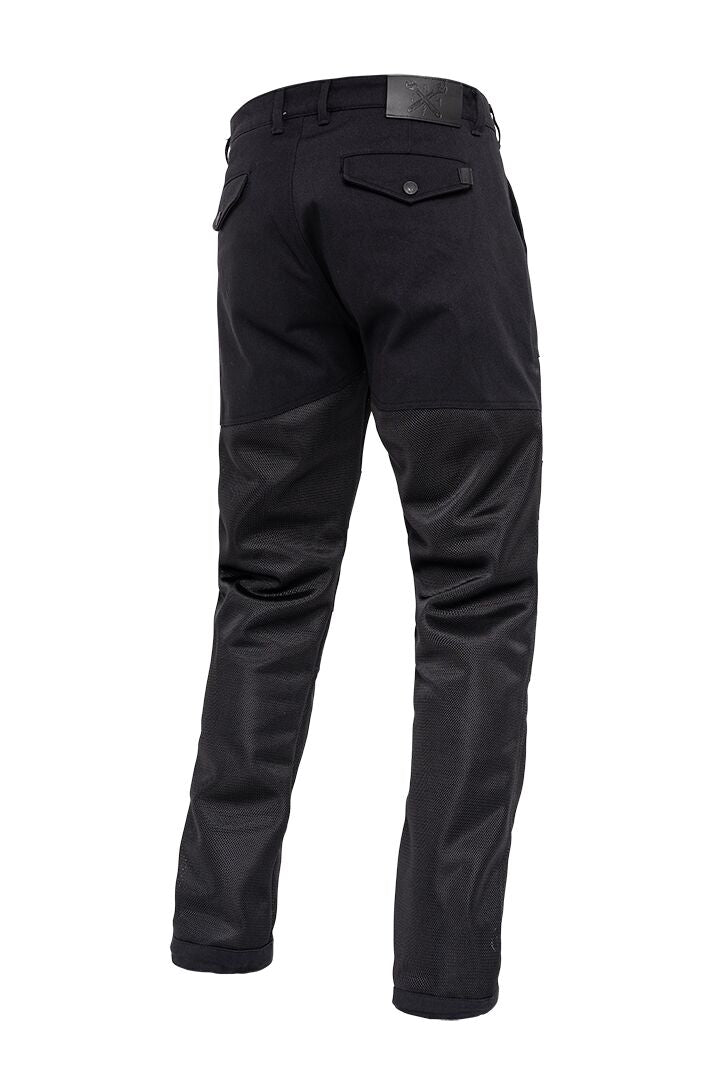 JOHN DOE Aero Mesh textiele herenmotorbroek zwart 36/32 - MxProStoreParts