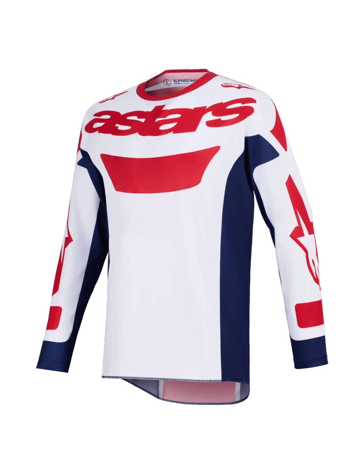 MAILLOT RACER RIWAY BLANC/BLEU/ROUGE - MxProStoreParts